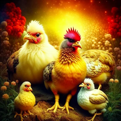цыплята и куры