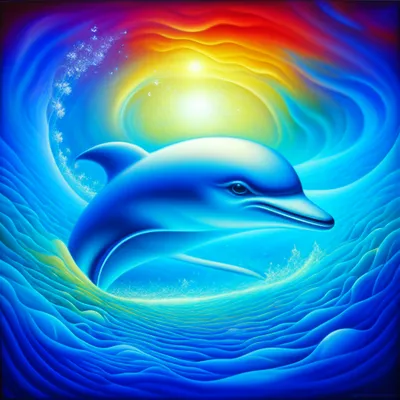 дельфин женщине