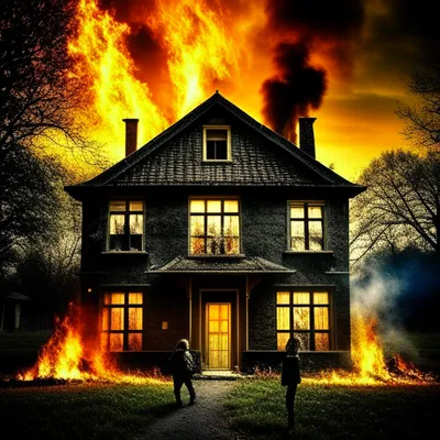 пожар чужого дома
