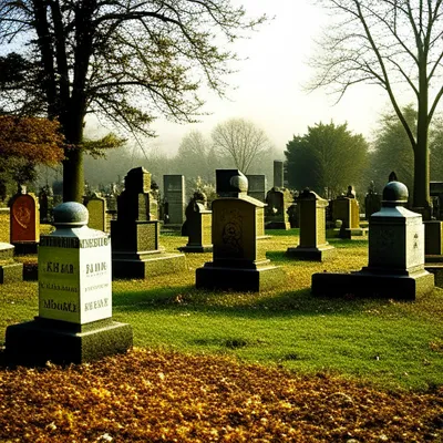 кладбище и могилы родных