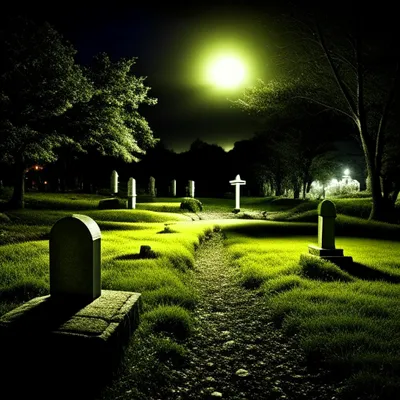 ходить по кладбищу