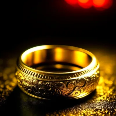кольцо золотое