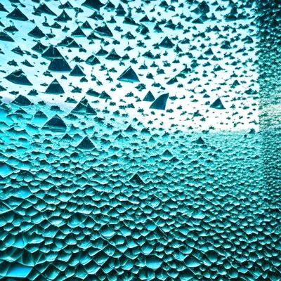 дождь из осколков стекла
