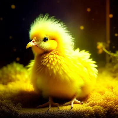 желтый цыпленок