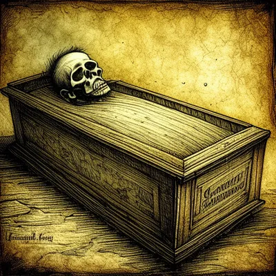 живой покойник в гробу